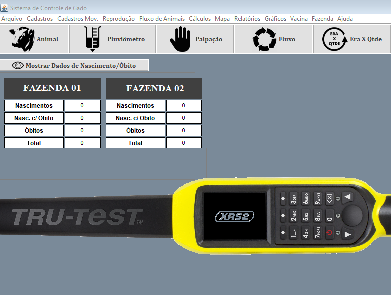 Print Screen Sistema Rebanho